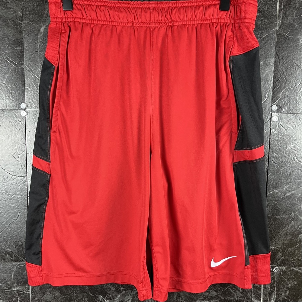 Nike Men's Red Dri-Fit Running Shorts Small